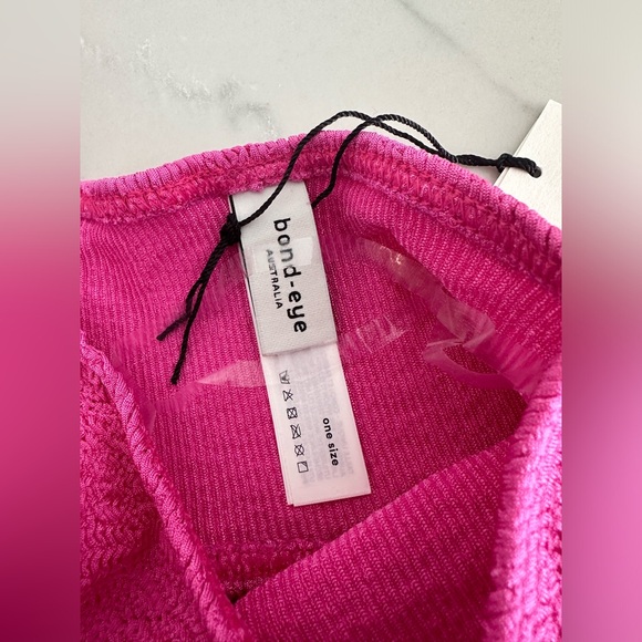 Bond-Eye Swim Rico One Piece in Blush Lurex - Picture 5 of 6